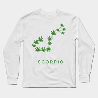 SCORPIO WEED ZODIAC Long Sleeve T-Shirt